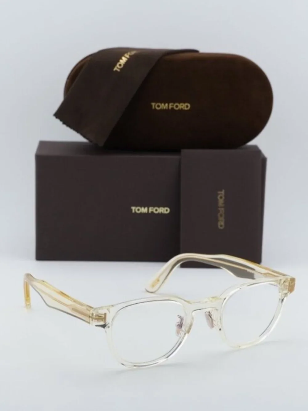 Tom Ford FT5783-D-B 039 Square Eyeglasses 47mm - Yellow/Blue Light Block - Picture 6 of 8
